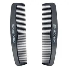 KIT 02 PENTES MASCULINO DE CABELO BARBA E BIGODE PRETO MARCO BONI