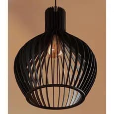 Lustre Grande Luminaria Teto Pendente De Madeira Decoração Luminária De Teto Para Sala De Jantar - 1gmp