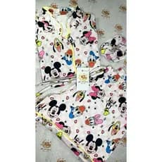 Pijama Americano disney feminino short doll baby doll com botões pijama feminino de dormir