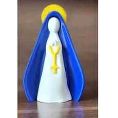 Estatueta Nossa Senhora Aparecida Minimalista | Imagem Religiosa | Calólica | nossa senhora | Jesus | Aparecida