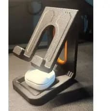 Suporte de Mesa para Smartphone e Fones de Ouvido 2 em 1 | s22 ultra | s26 ultra|s24 ultra