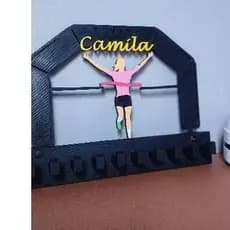 porta medalhas corrida | atletismo | maratona | são silvestre | medalhas | conquistas | superação | esporte