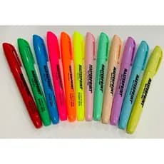 Kit 24 Marca Texto (12 Neon + 12 pastel) Marca textos Masterprint