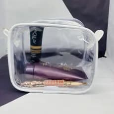 MINI necessaire transparente GELO 15x12 , Necessaire para Maquiagem, Bolsa Organizadora