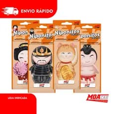Niponitos Aromatizante Cheirinho para Carro Samurai Premium Ação Contínua 40 Dias - Soft99