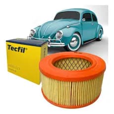 Filtro De Ar Do Motor Fusca 1200 1300 1500 Gasolina