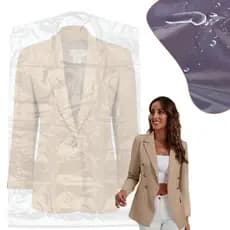 Kit 10 Sacos Plásticos Para Roupas Capa Para Lavanderia Hotel Camarim 60 x 95cm