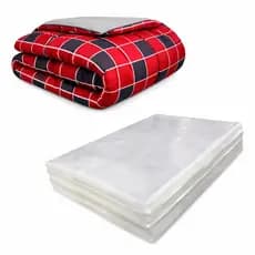 Kit 30 Sacos Plásticos Para Edredom Cobertor Roupas 75x90cm