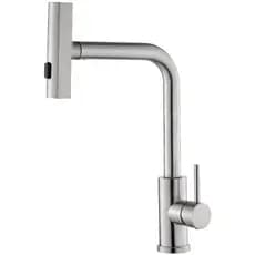 Torneira de Cozinha Ducha Extensível Monocomando Inox Escovado