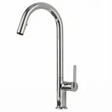 Torneira de Cozinha Gourmet Extensível Giratória Misturador Monocomando Premium Cromo iCasa Shop