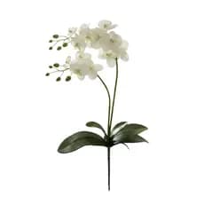 Haste De Orquídea Artificial P Arranjo Sofisticado Decoração