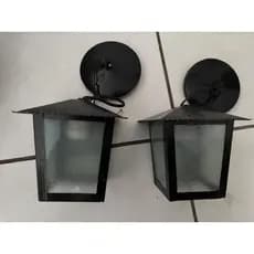 01 Luminária Lustre Arandela Colonial Sextavada de Teto Vidro Mini Boreal 11C