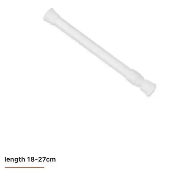 Vara de rede Retrátil para cortinas e cabides 18 á 27 Cm