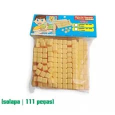 Material Dourado 111 peças em plástico solapa