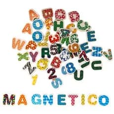 Imã Para Lousas Ou Geladeira Magnético Alfabeto