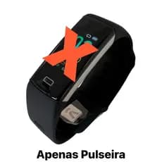 Pulseira  Compativel Black Fit Relógio Esportivo Smart Band Inteligente