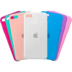 Kit 10 Capa Case Compativel Iphone 7/8 G Normal Silicone Flexivel