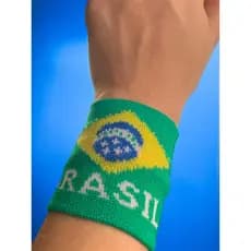 Munhequeira Pulseira do Brasil de Pulso Copa do Mundo