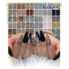 Kit 10 Cartelas Adesivo Para Unhas Completas Sortidas