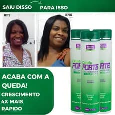 Kit 3 Reconstrutor Capilar Cabelo Forte - Crescimento Acelerado