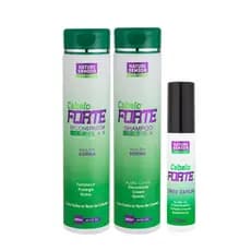 Shampoo + Condicionador +Tonico de  Tratamento Capilar Completo Shopping Line Natural