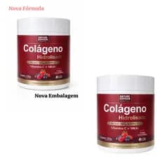 Colágeno Anti-idade Hidrolisado, Ácido Hialurônico e Vitamina C Pele Firme e Jovem