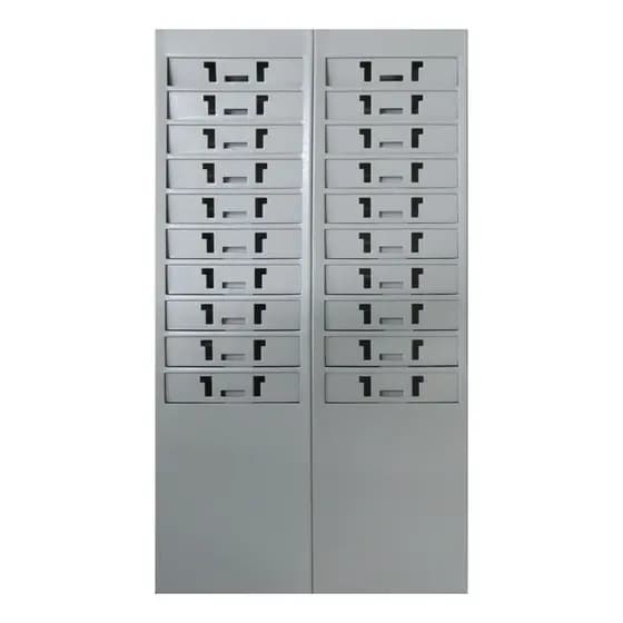 Porta cartão 20 lugares relógio de ponto henry plus