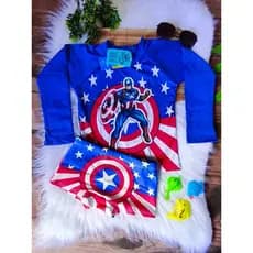 Sunga + Blusa Proteção Solar Infantil conjunto  Uv50 Menino 2pçs