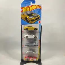 Suporte para exposição de carrinhos no blister para 5 Miniaturas 1:64/Expositor/Hotwheels/Suporte mesa/Display/Expositor