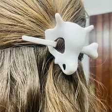 Presilha Geek Anime Cubone Pikachu Hornet Hollow Knight Cosplay Cabelo/Presilha para cabelo/Envio imediato