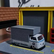Trailer Baú para Carrinho Hot Wheels T2 – Perfeito para Dioramas e Coleções;/Miniatura/Hot Wheels/STH/TH - Envio imediat