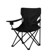 Cadeira Camping Dobrável Portátil Para Praia Pesca Acampamento Em Aço Porta Copo Com Bolsa Até 120kg