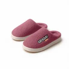 Pantufa Feminina Confortável Inverno Forrada Pelúcia Solado Emborrachado Antiderrapante Conforto
