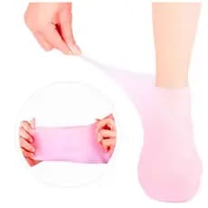 Meias De Silicone Para O Cuidado Dos Pés Gel Hidratante Ant i- Rachaduras Removedor De Pele Morta