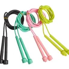 Corda De Pular Jump Rope 2,4 Metros Treino Exercícios De Pvc!!!  Só temos na cor verde fluorescente.