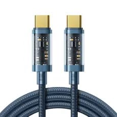 Cabo Usb C 100W Carregamento Ultra Rápido 1,2m Azul Joyroom