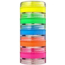 Tinta Facial Cremosa Neon Colormake c/ 5 cores - Brilha na Luz Negra - Maquiagem Artística - Color Make