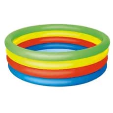Piscina MOR Arco Iris 550 Litros - Piscina Infantil Arco Íris - Piscina Inflável Redonda