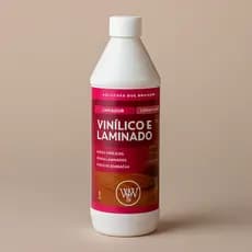 Limpador Diario Para Pisos Laminados E Vinilicos Não Danifica Cera Concentrado 1L W&W