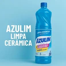 Azulim Limpa Ceramica Azulejos E Rejunte Concentrado Limpeza Eficaz Diaria E Pesada 1L