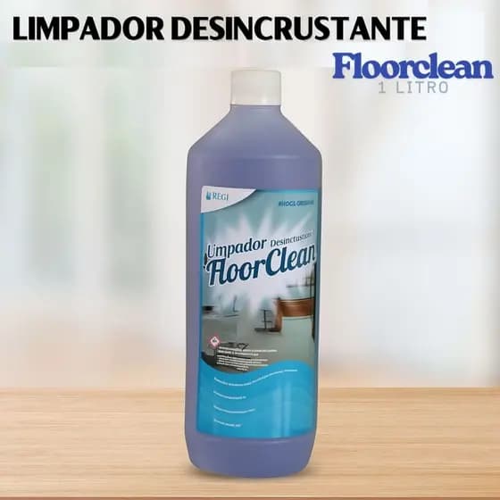 Floor Clean Limpador De Porcelanato Ceramica Rejunte Residuo De Obra Concentrado 1L