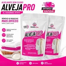 Kit 2 Percarbonato 100% Puro Limpa Revitaliza Roupas Brancas Coloridas Tira Mancha Quimivida
