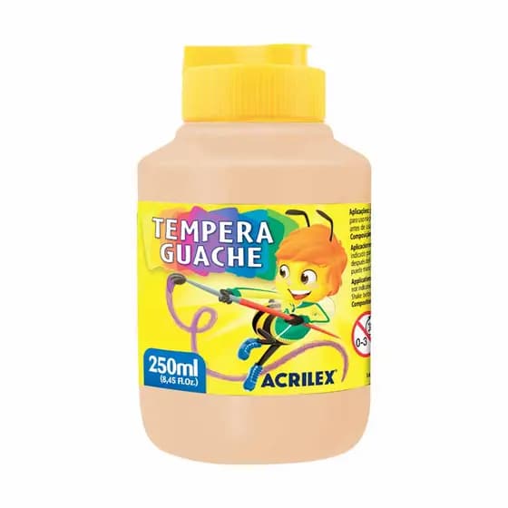 Tinta Guache 250ml Amarelo Pele 538 Acrilex - UN