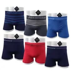 Cueca box masculina unidade em microfibra sortidas