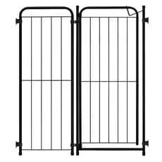 Cercado Açomix Linear 87 cm x 98 cm Com Portão Preto ( 01 Módulo Mais Portão )