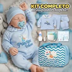 Bebe Menino Barato Reborn Silicone Original Envio Imediato