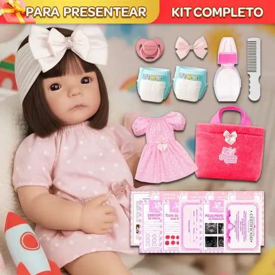 Bebê Boneca Reborn Envio Rápido Com Itens Silicone