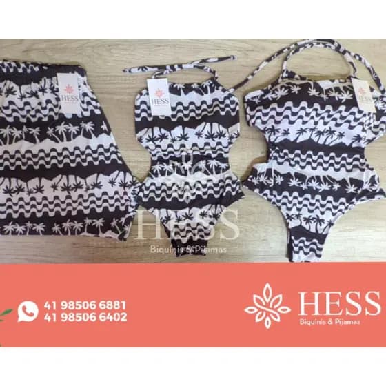 Moda Praia Família /maiô Tal Mãe Tal Filha Shorts Tal Pai/ Kit Família Iguais Moda Praia/maiô Com Bojo