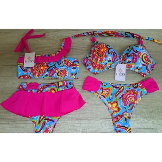 KIT BIQUÍNI TAL MÃE, TAL FILHA — MODA PRAIA FAMÍLIA!