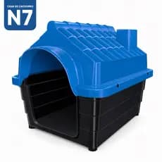 Casinha Casa Plástica Para Cachorro Porte Médio N7 Casa Pet Proteção Sol e Chuva Desmontável